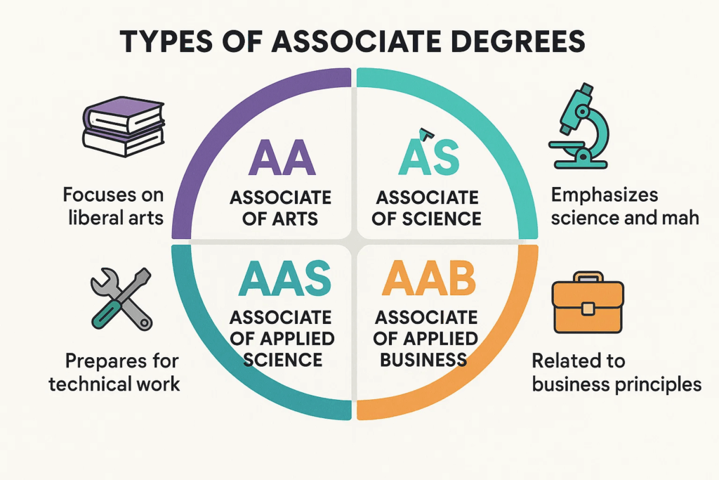 types of associate degree